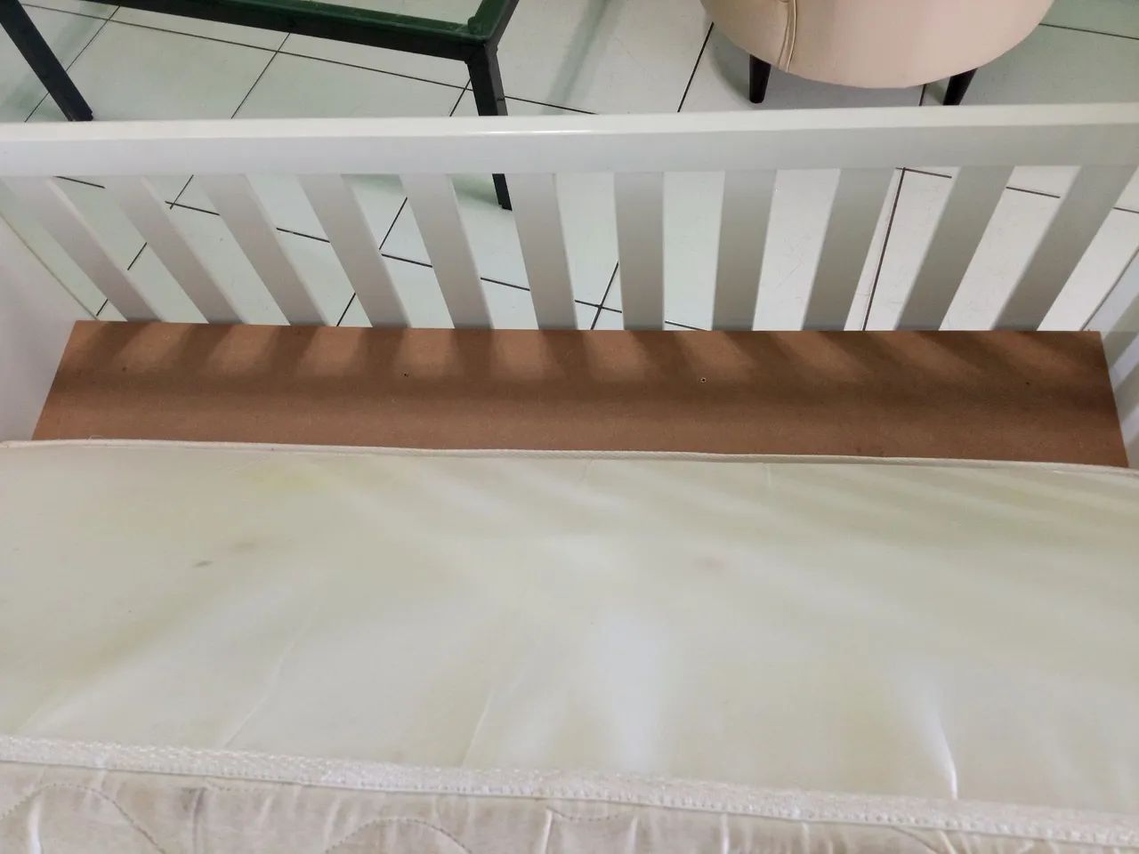Berço com rodinhas mais colchão - Foto 2