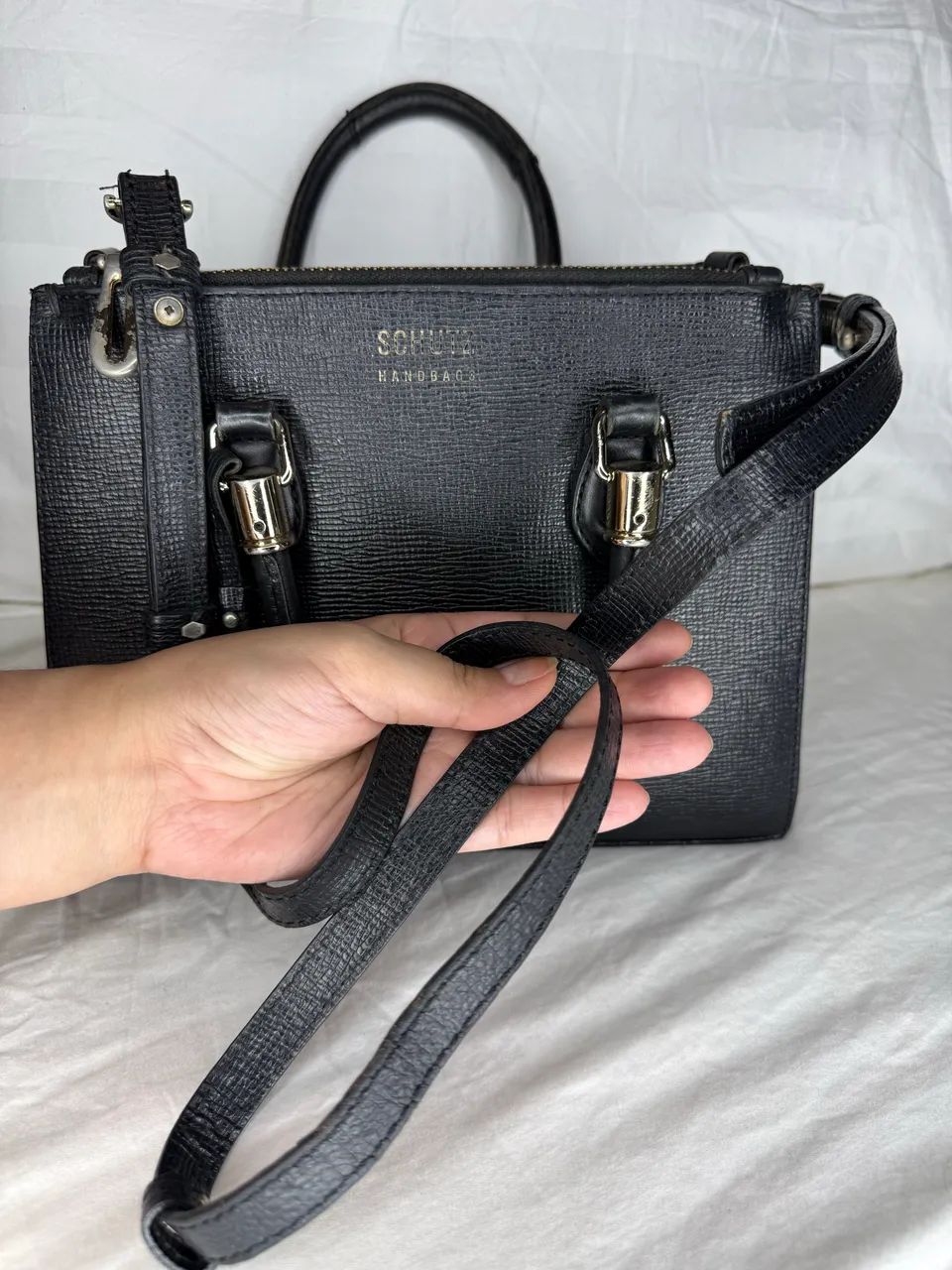 Bolsa Schutz Lorena couro Original  - Foto 2