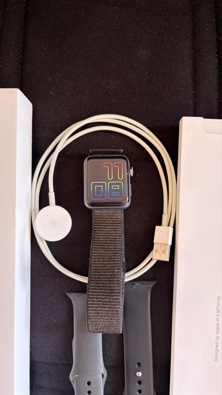 Apple Watch (gps) Series 3 42mm Cinza Espacial Alumínio (Usado