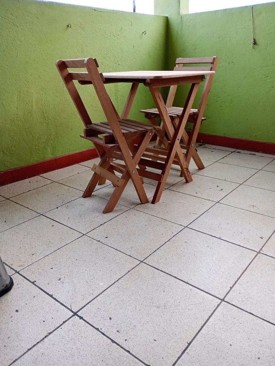 Cadeira dobrável de madeira para criança  - Foto 3