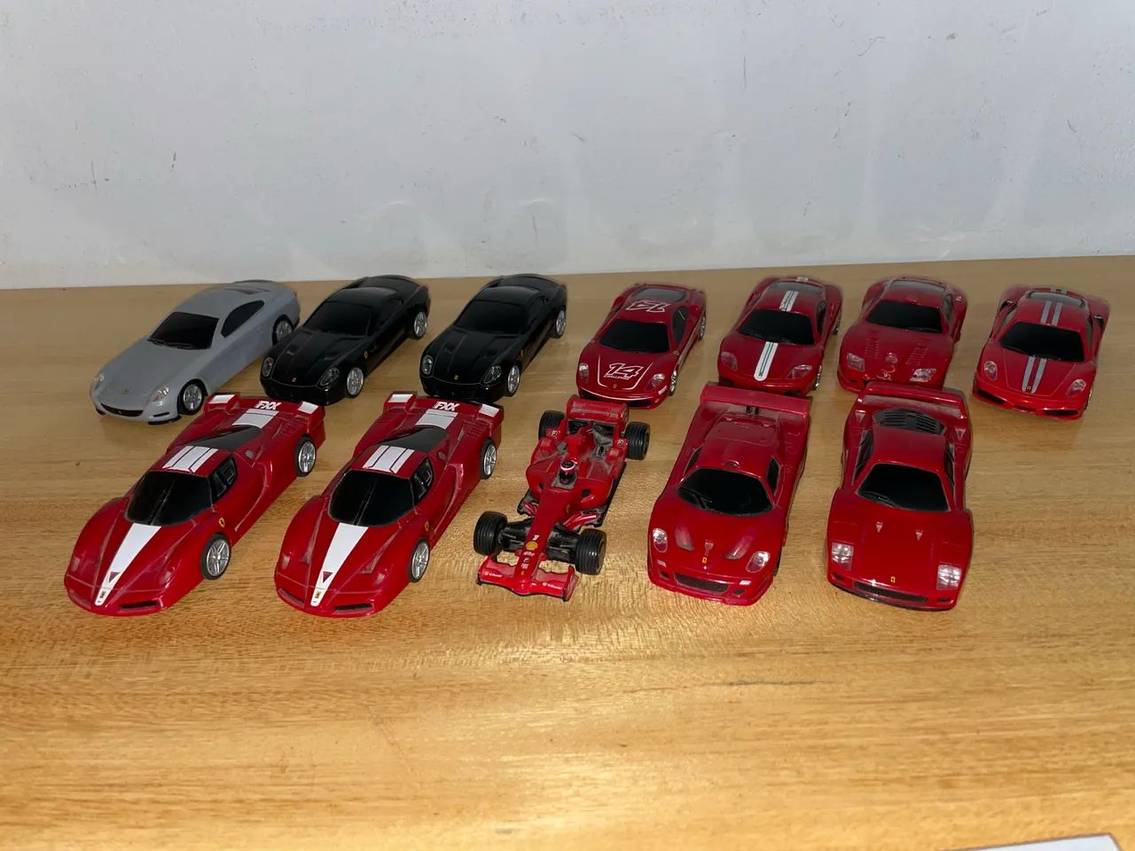 MINIATURAS FERRARI SHELL Coleção Original 12 Modelos Excelente Estado