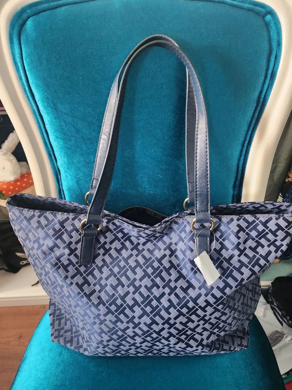 Bolsa tote Tommy Hilfiger azul - Foto 2