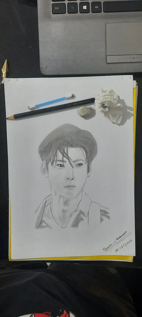 Desenho artístico realista grafite - Foto 2