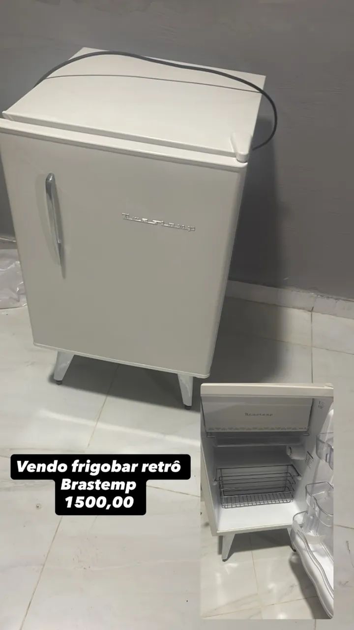 Frigobar retrô novo 