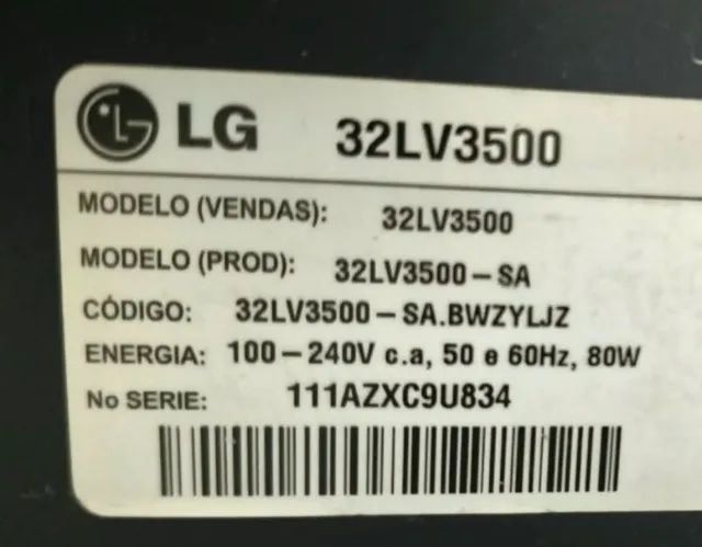 TV LG 32" Full HD LED 32LV3500 - Foto 3