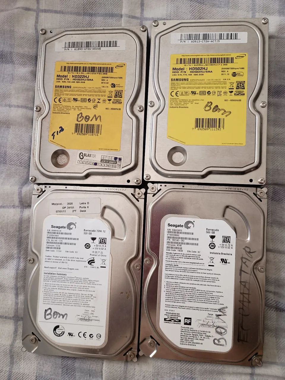 Hds Barracuda de 320 e 500 GG - Foto 2