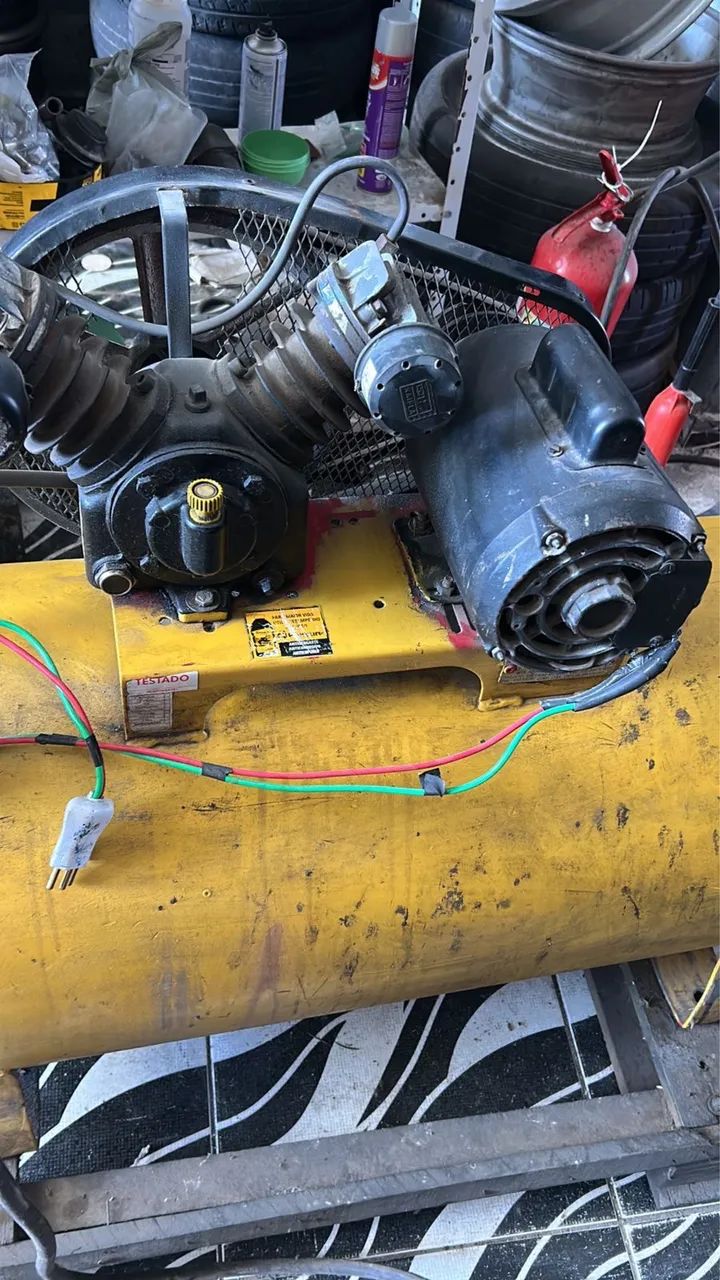 Compressor de ar 200 litros monofásico 