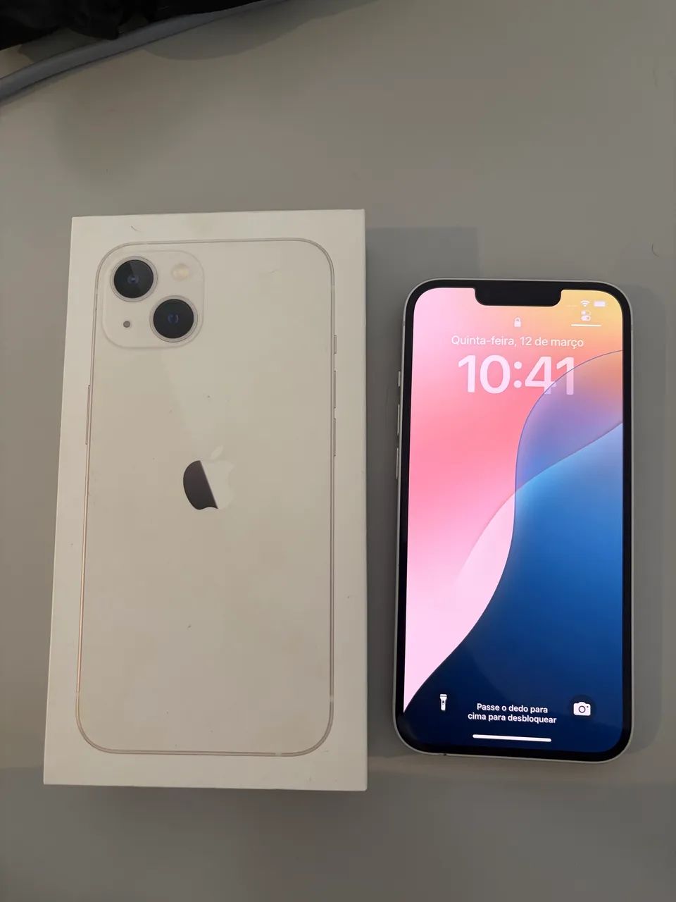 iPhone 13 - 128GB - 95% da bateria - Branco Estelar  - Foto 2