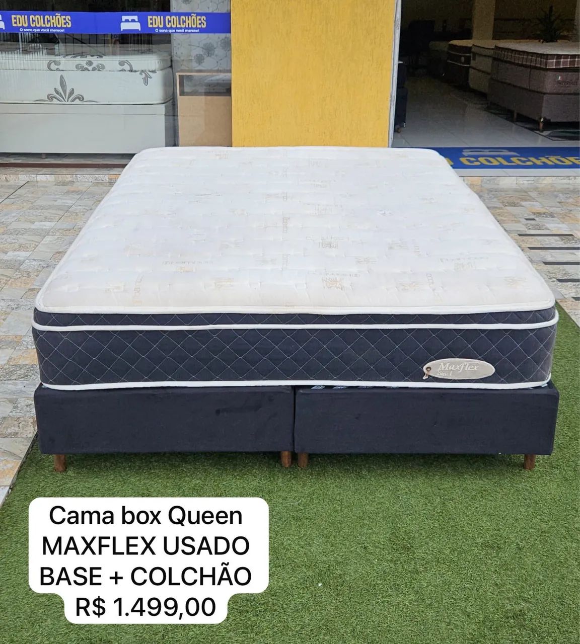 Cama Box Queen MAXFLEX USADO - ENTREGO 