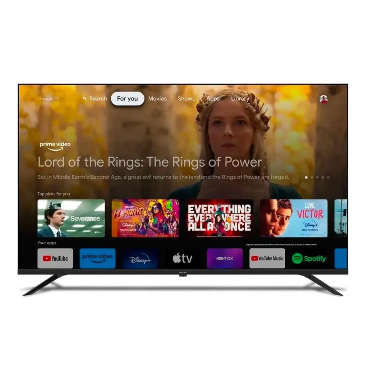 Smart TV 55 Polegadas 4K (58 pol) Philips Google TV (Lacrada/Garantia)  - Foto 4