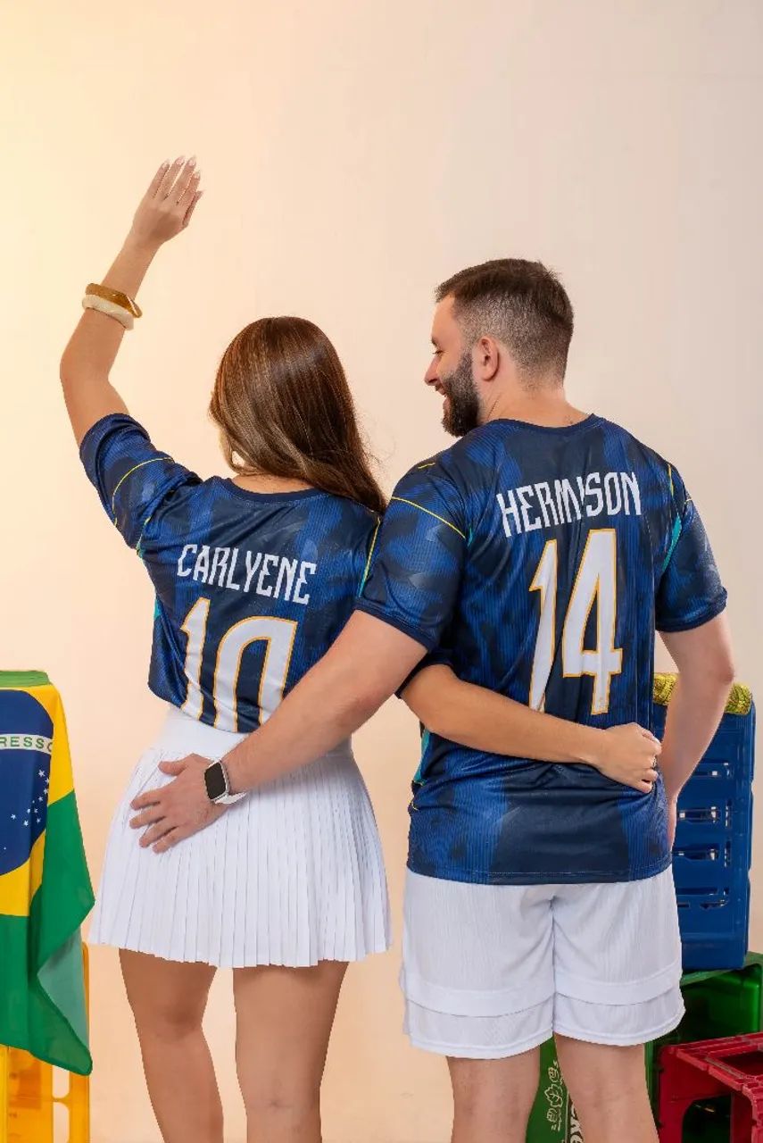 Camisa Brasil Personalizada com seu nome - Foto 2