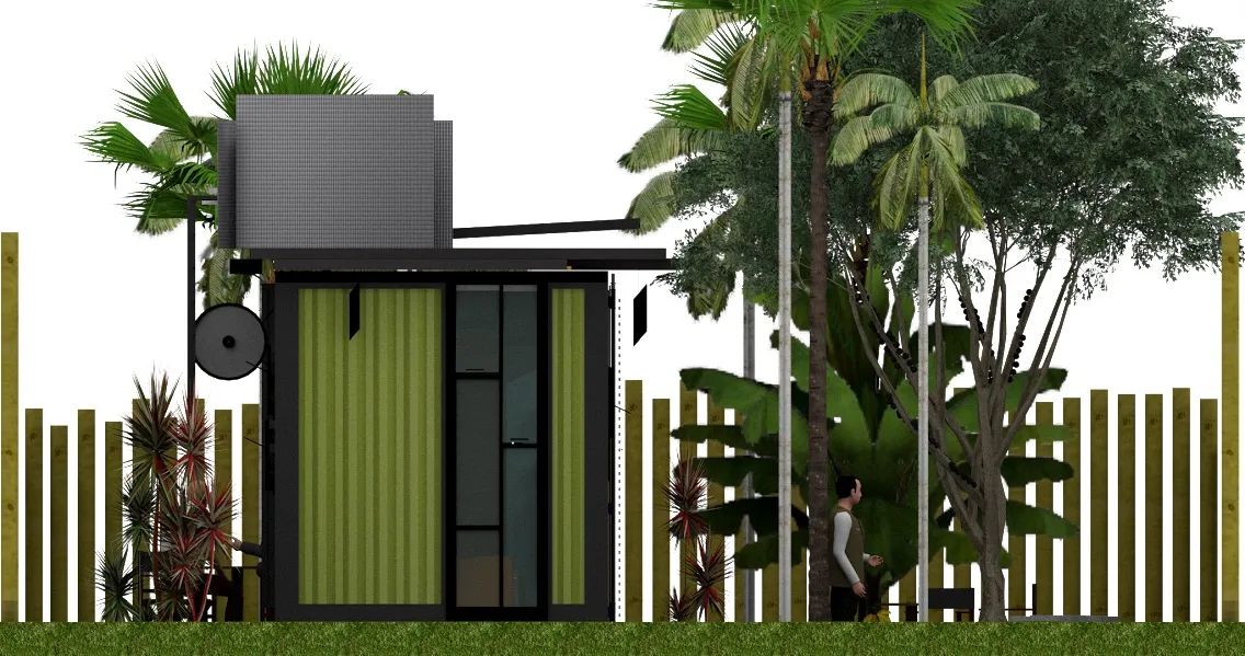 Casa Container Quarto e Sala - Alto Desempenho  - Foto 3
