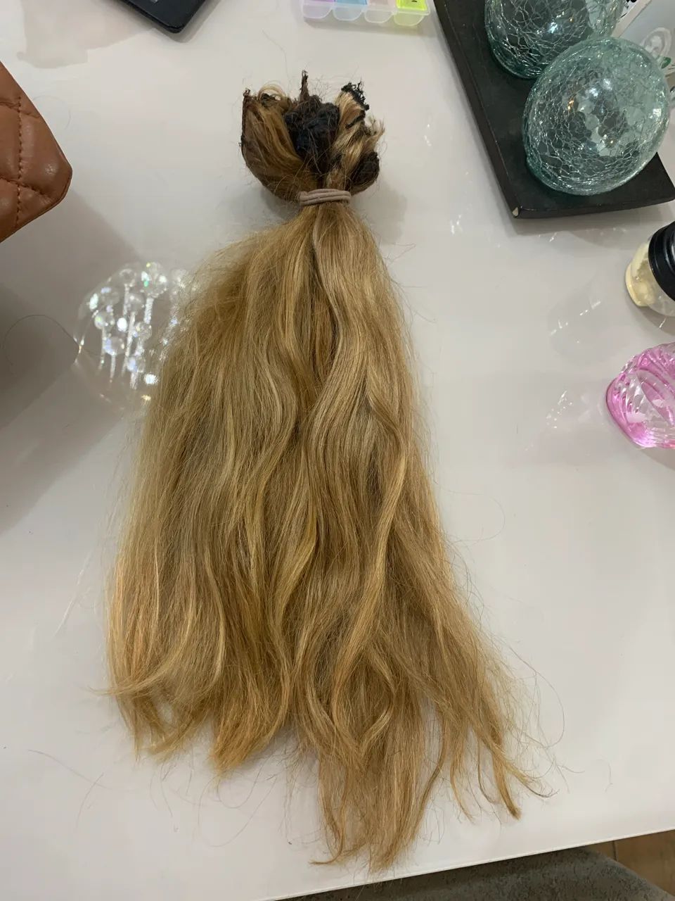 Cabelo Humano cortado direto da cliente.