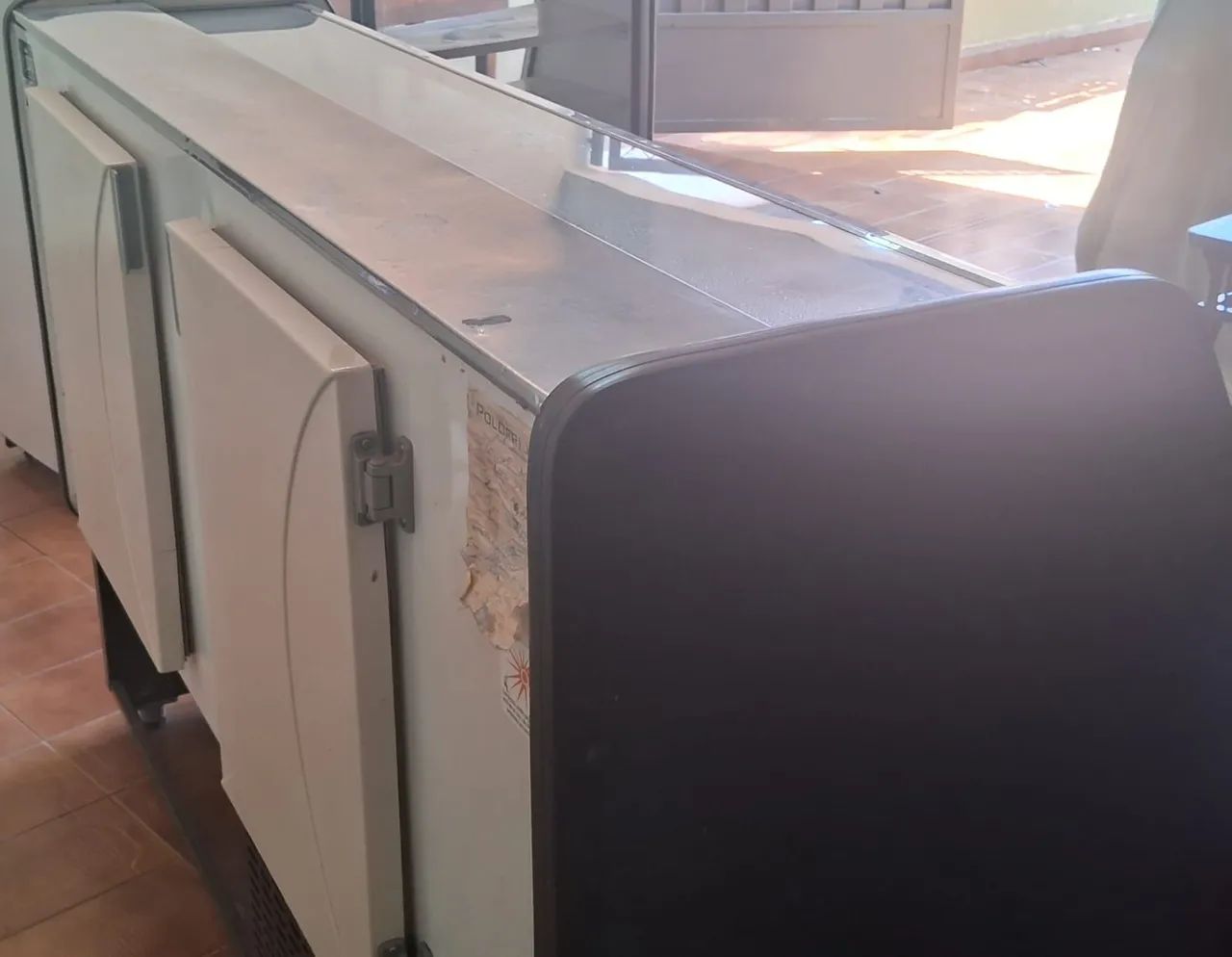 Freezer horizontal de duas portas usado - Foto 5