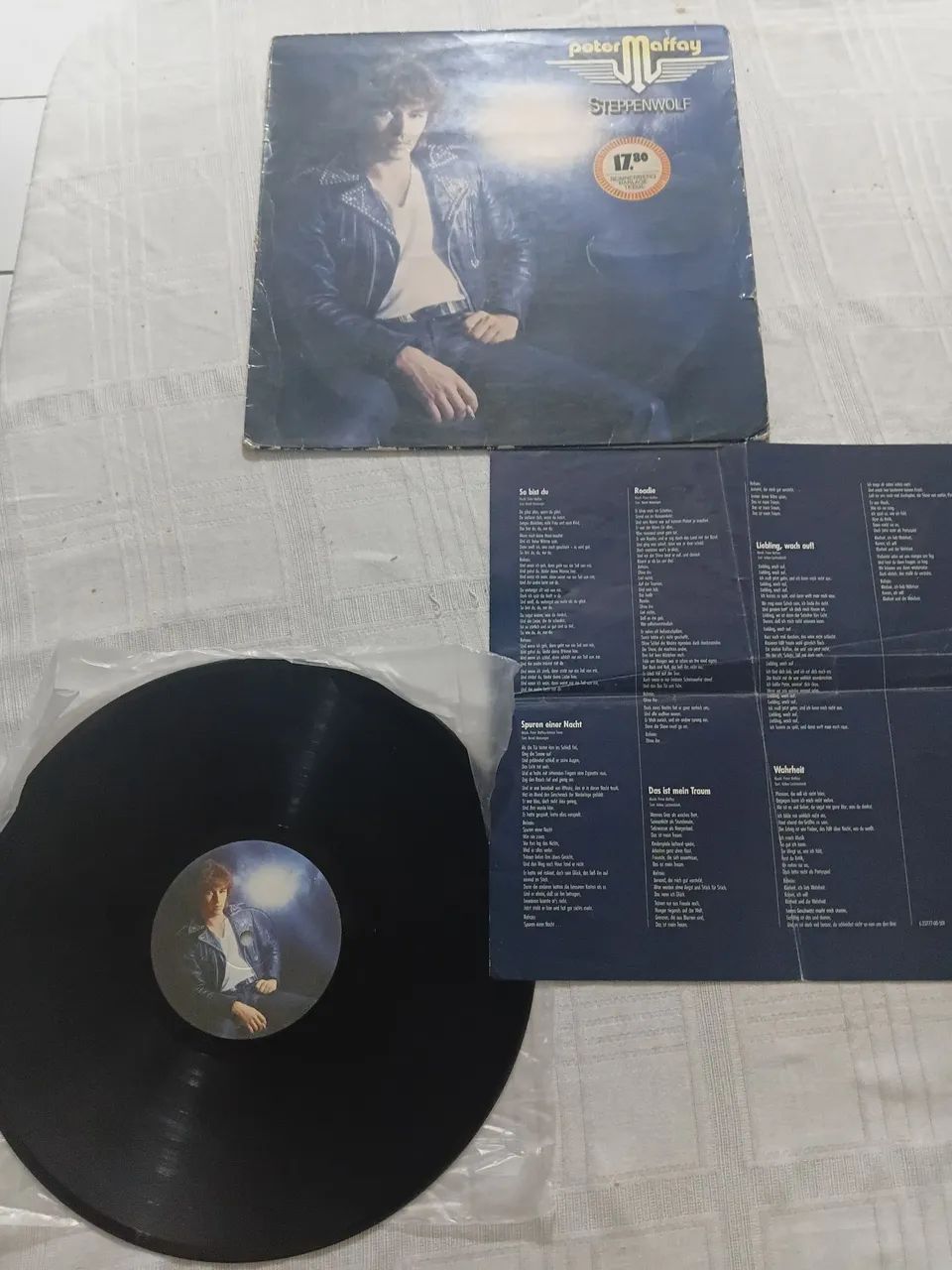 LP Peter Maffay Steppenwolf Edição Importada 1979 Original - Foto 3