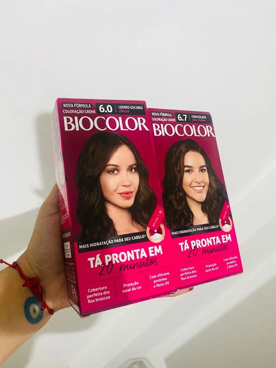 2 tintas de cabelo 