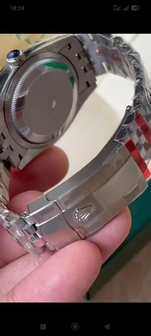ROLEX DATE JUST / 36 MM/ DIAL PRETO/ JUBILLE/ S.C - Foto 4