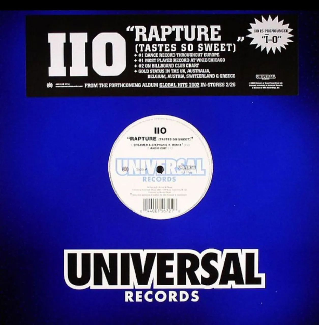Vinil Importado Iio - Rapture