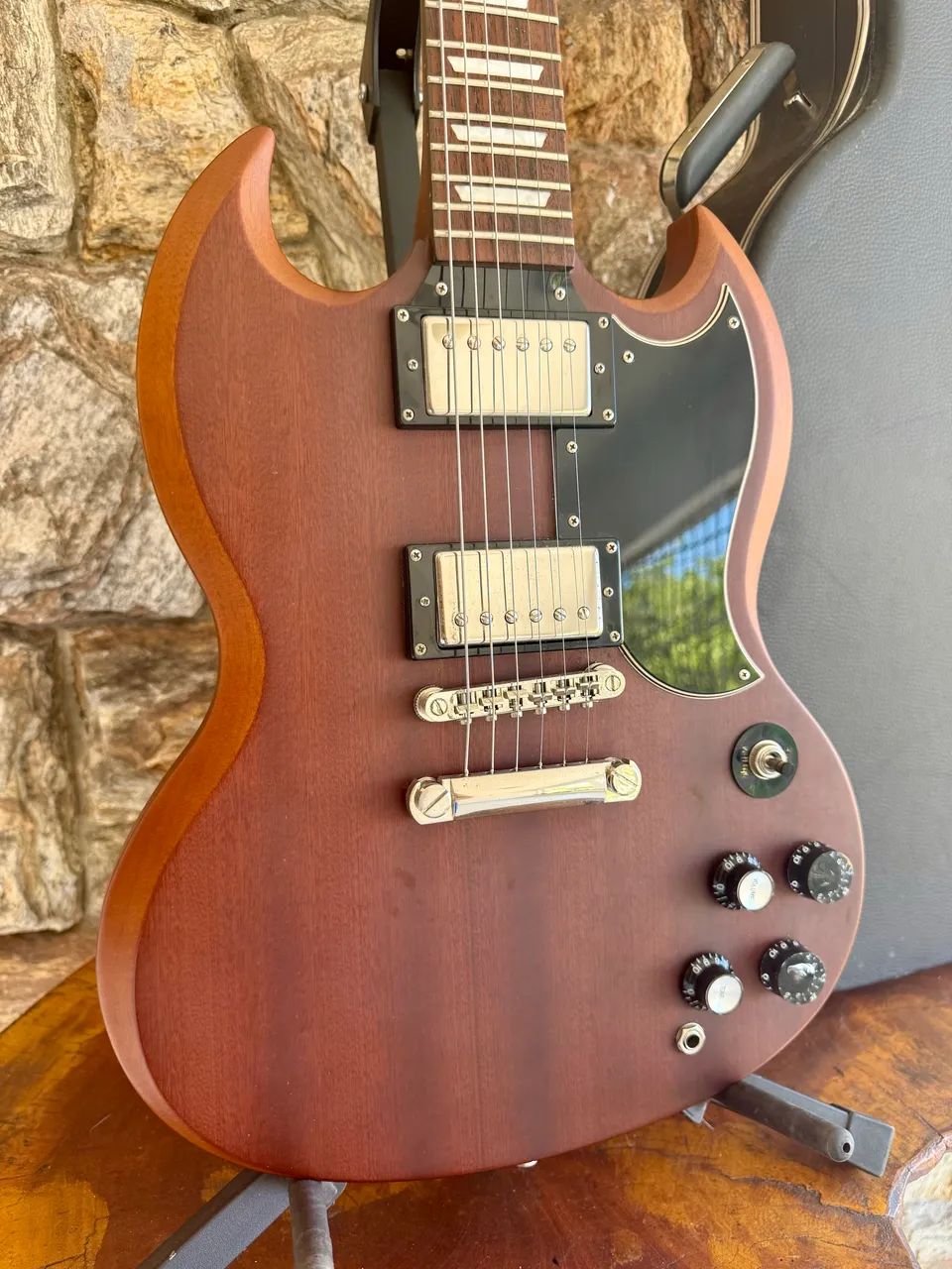 Guitarra Epiphone SG G400 Faded Worn Brown - Instrumentos musicais