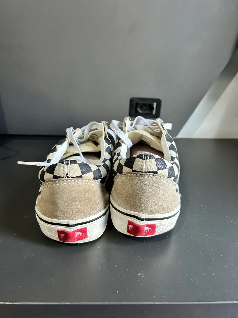 tênis vans oldskool checkerboard - Foto 3