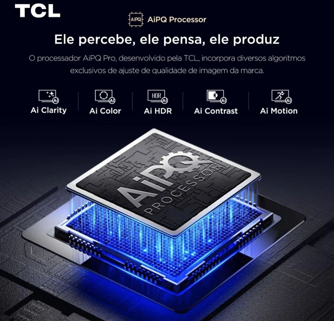 Tv tcl p7k 4k 75 polegadas smart  - Foto 3