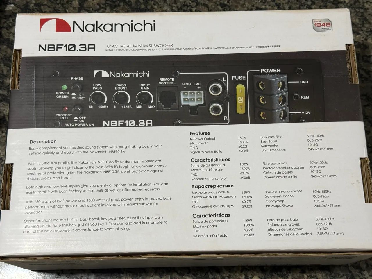 Subwoofer Nakamichi 10? - Foto 3