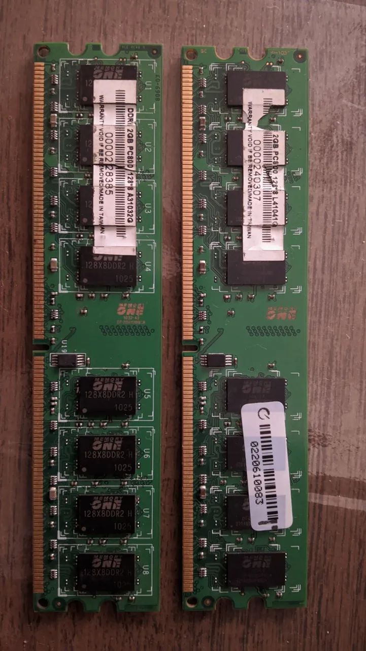 Placa mãe Asus DDR2 com processador, cooler e e pente de  memória RAM totalizando 4g   - Foto 2