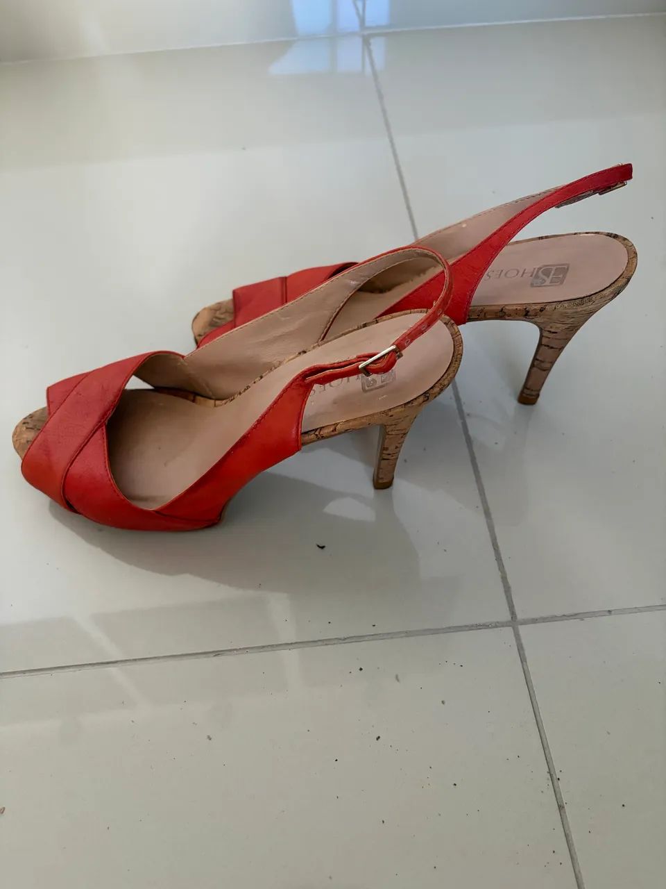 Sandália vermelha - Foto 3