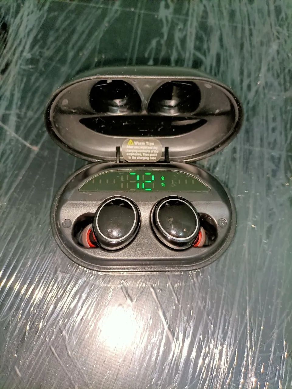 Fone de ouvido bluetooth sem fio com cabo - Foto 2