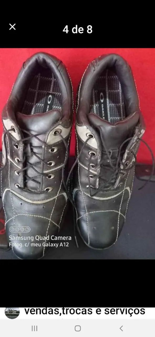 Tenis oakley golf<br>Couro. Original. - Foto 3