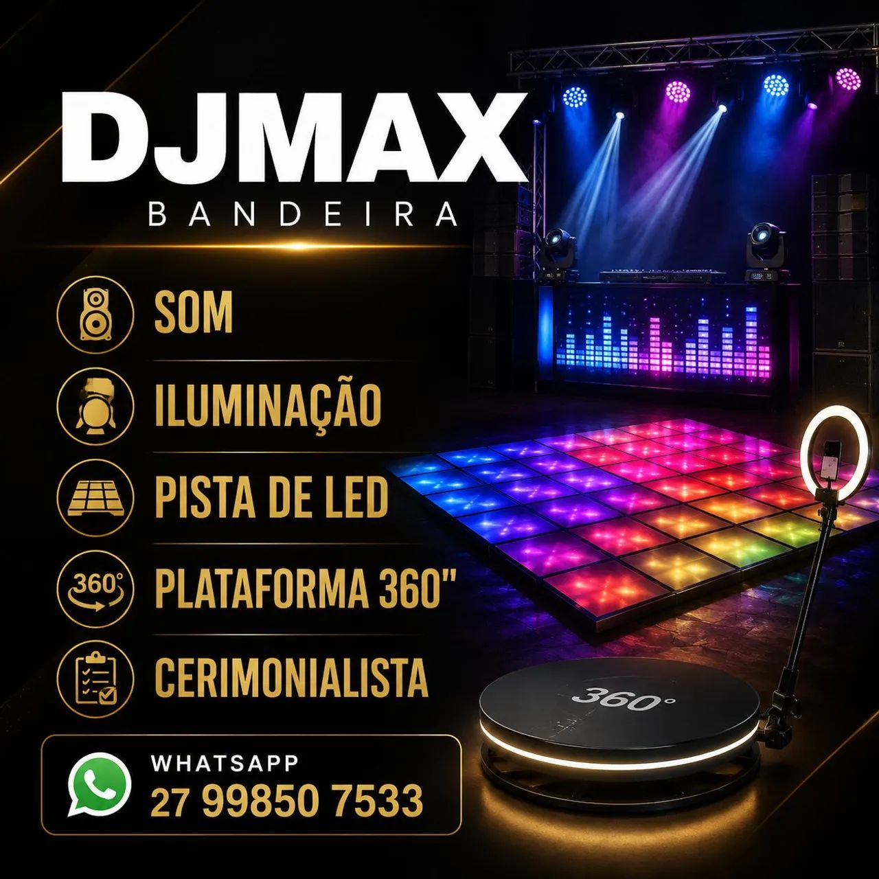DJ iluminação plataforma 360 - Foto 4