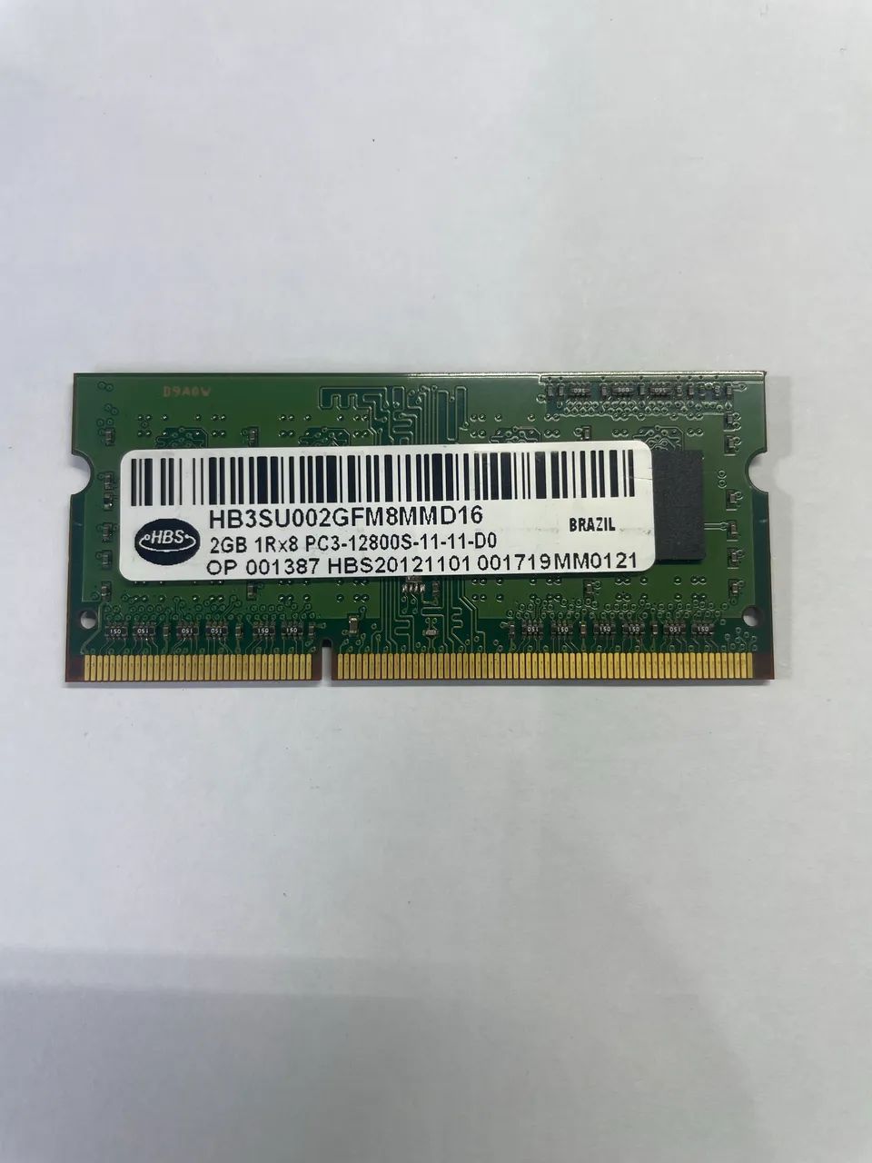Memória RAM DDR3 2GB 12800