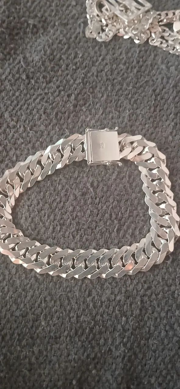 Pulseira De Prata 13mm - Foto 2
