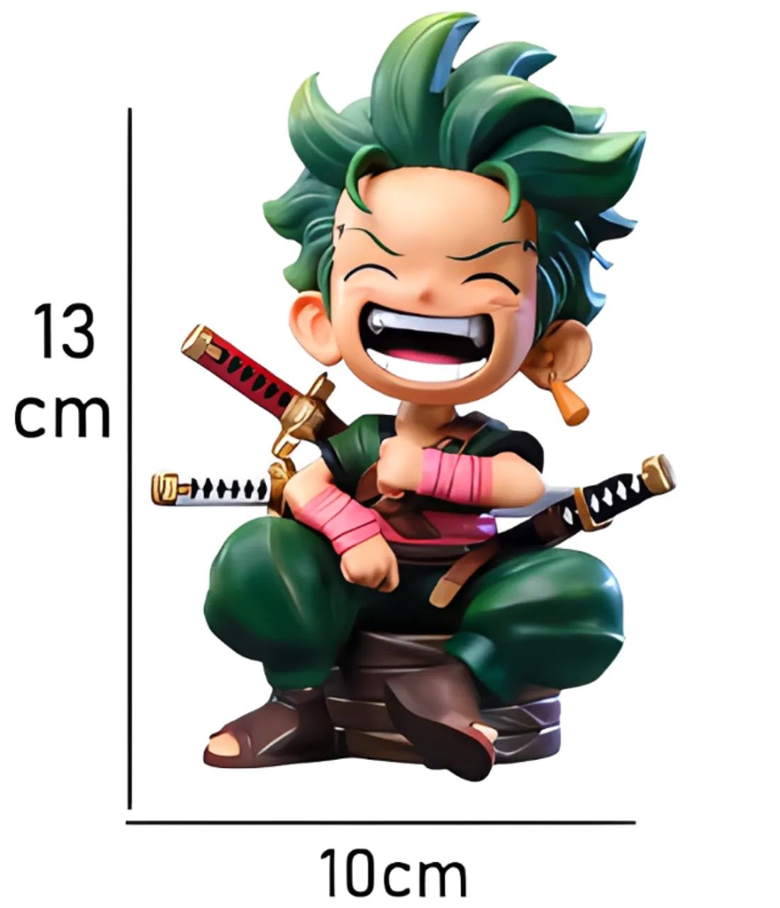 FIGURA DE IMAGEM DO ONE PIECE (BONECO) - LUFFY, ZORO E SANJI - Foto 2