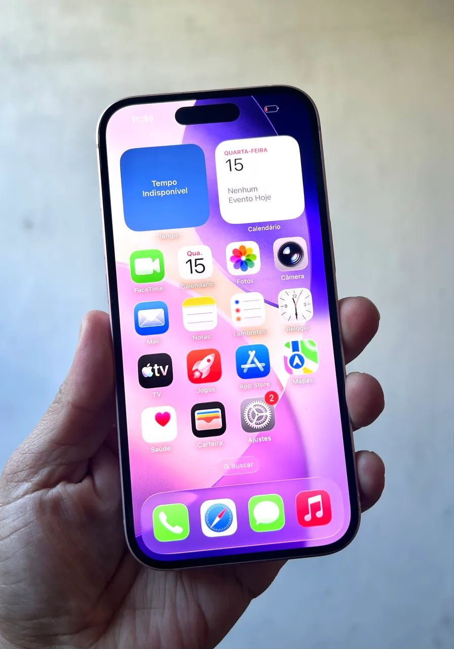 iPhone 15 Rosa Impecável 128gb - Foto 5