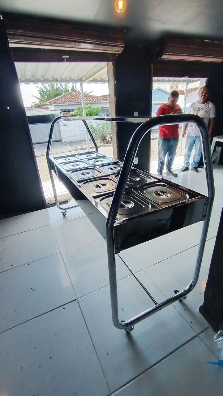 Buffet Self Service Inox 10 Cubas Térmico 10 Cubas Venâncio  - Foto 5