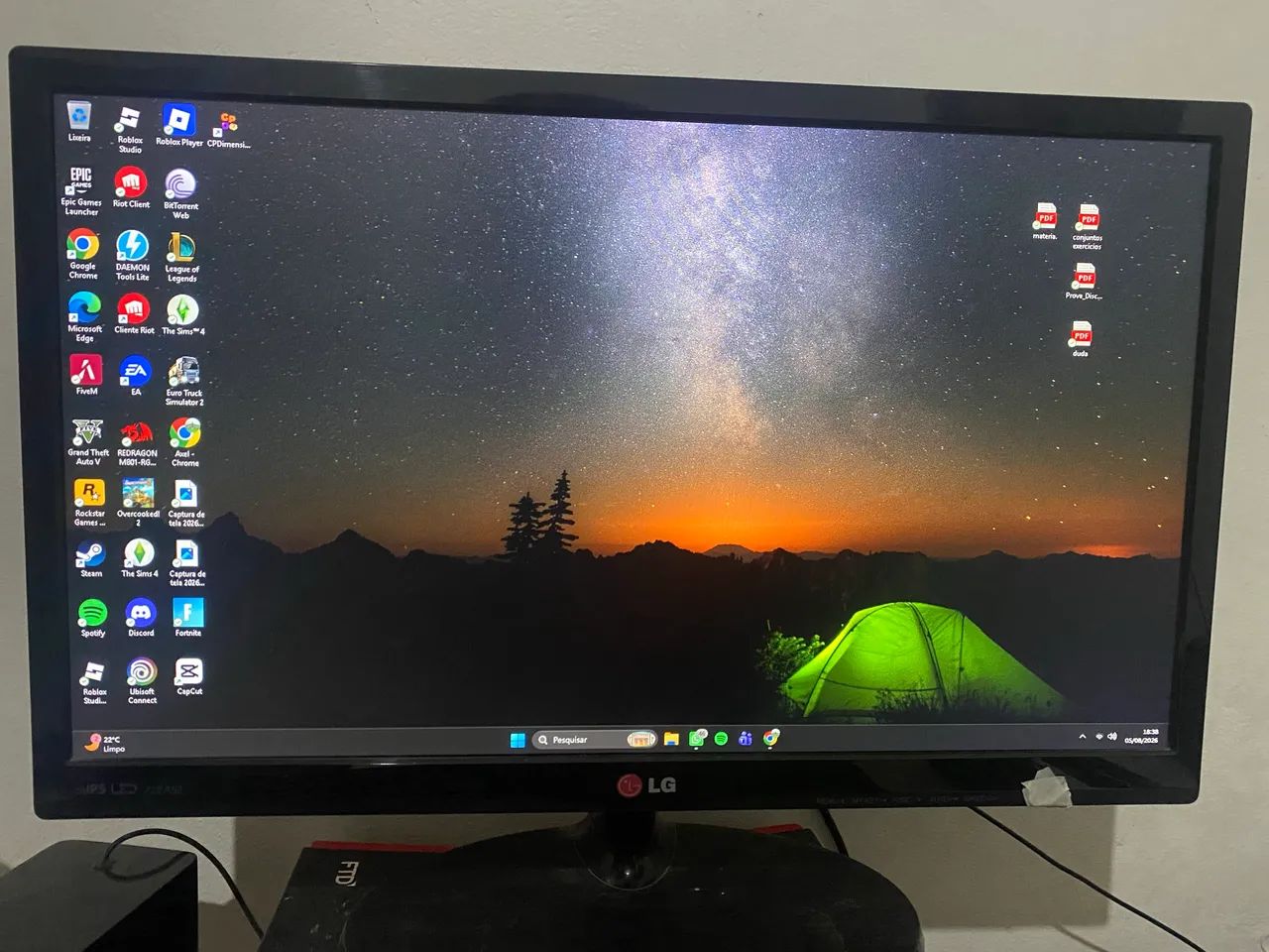 Monitor LG 22 polegadas 