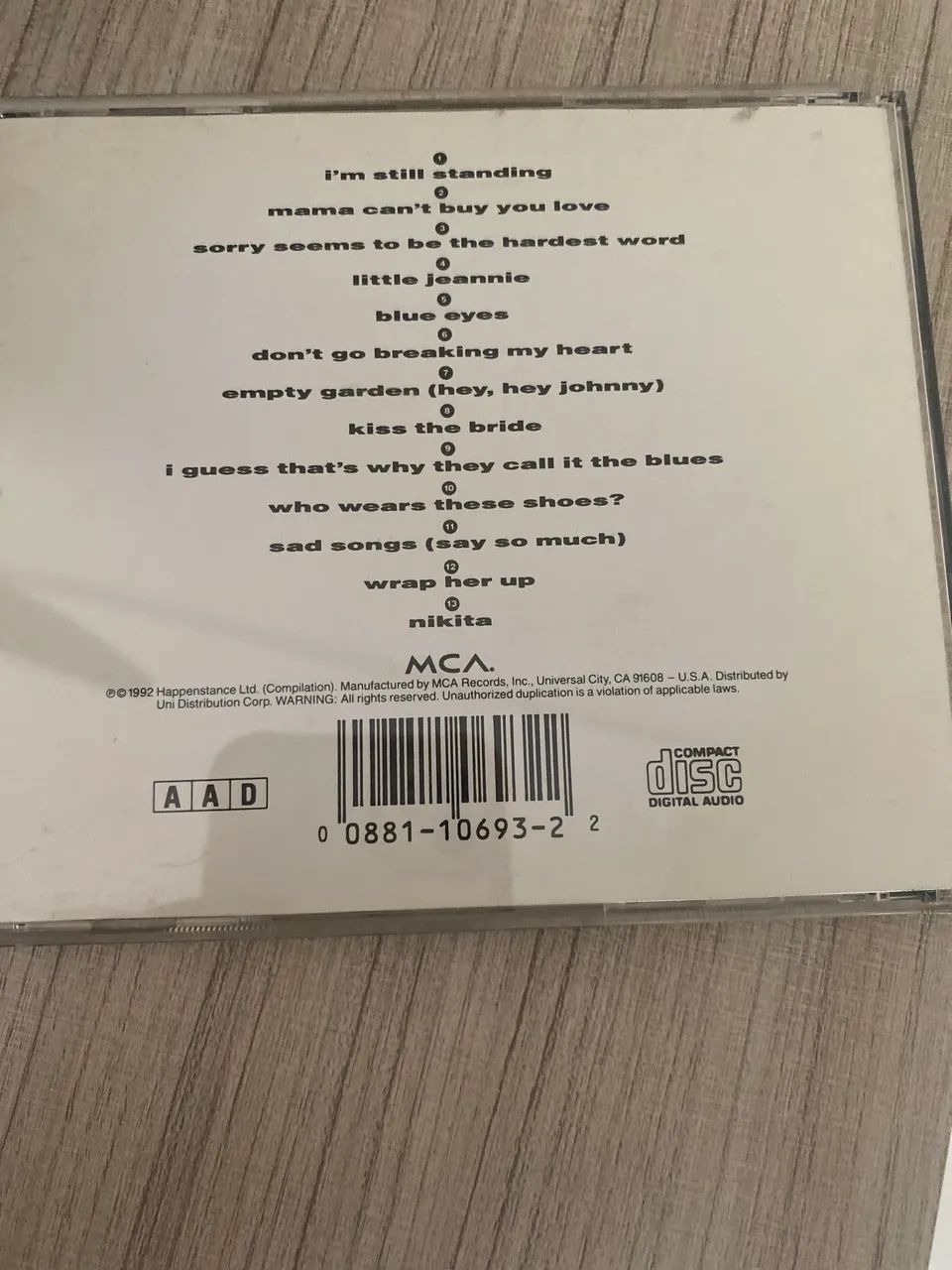 CD Elton John importado  - Foto 2