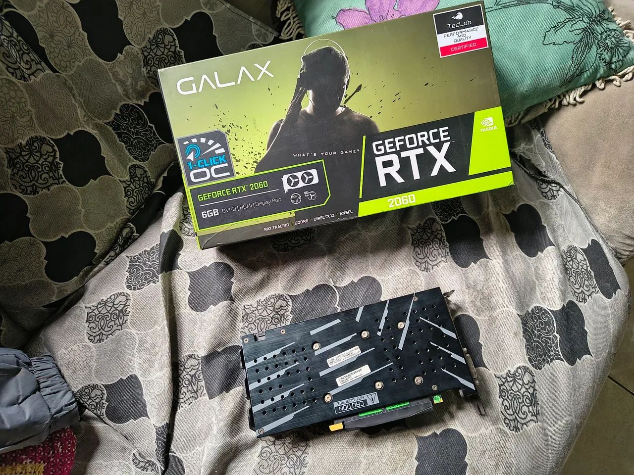 NVidia RTX 2060 1-Click OC Galax Zero - Foto 5
