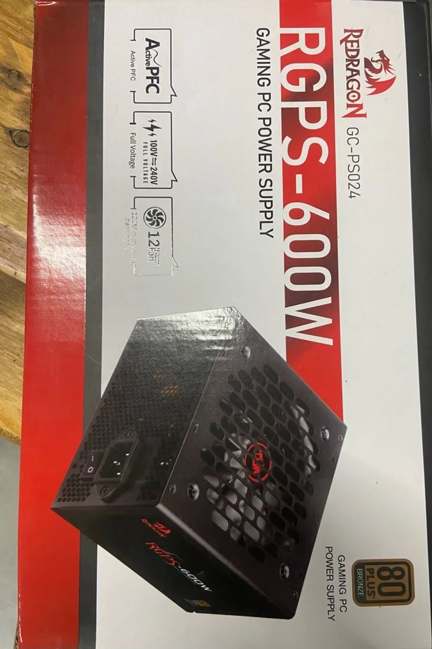 KIT PC GAMER: GABINETE, FONTE, TECLADO, MOUSE E MOUSE PAD - Foto 3