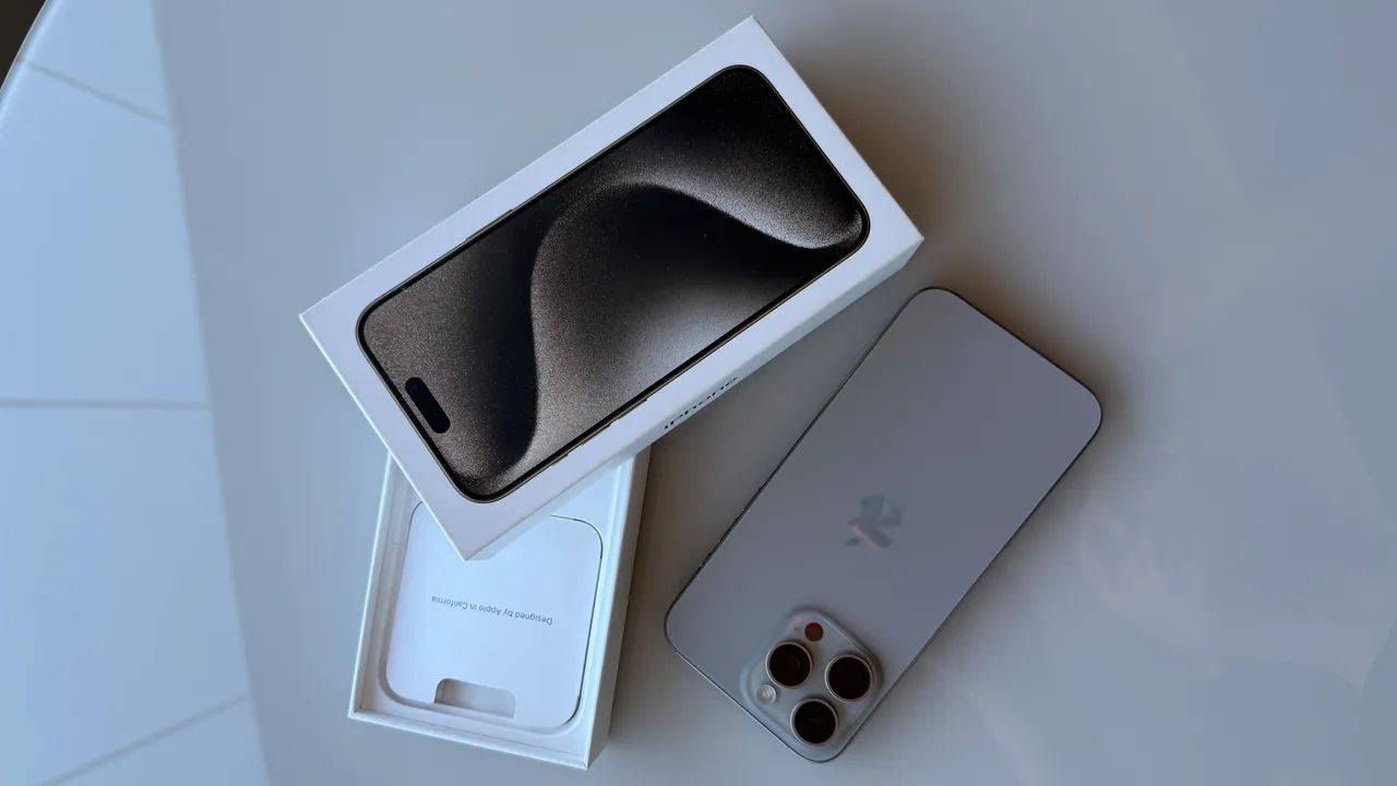 iPhone 15 Pro Max 256GB, impecável com nota e caixa, bateria 86%.  - Foto 3