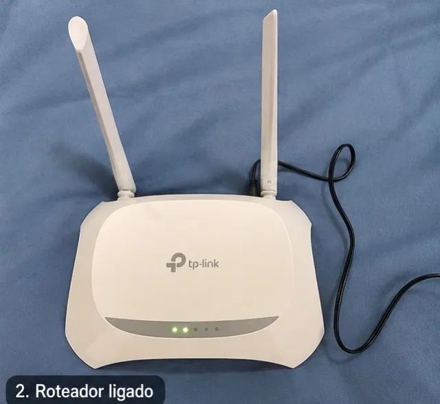 Roteador TP-Link TL-WR840N 300Mbps completo + caixa - Foto 2