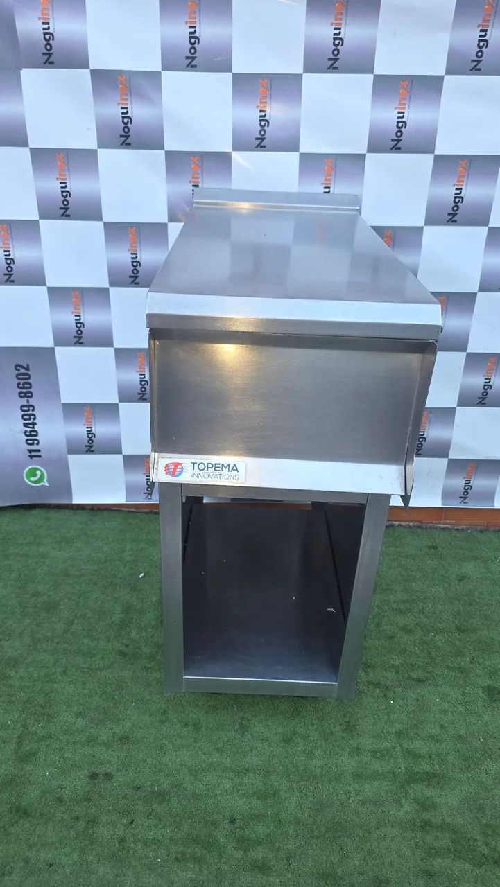 Mesa inox balcão industrial  - Foto 3
