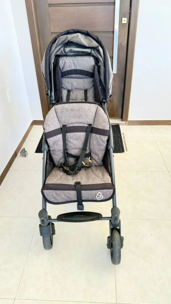 Carrinho Infantil para 2 Crianças - Foto 4
