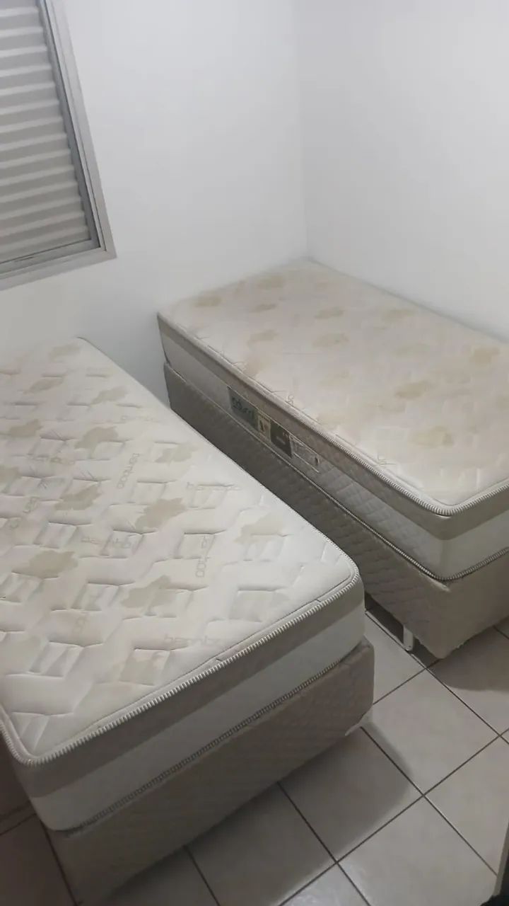 Cama Box + Colchão Solteiro