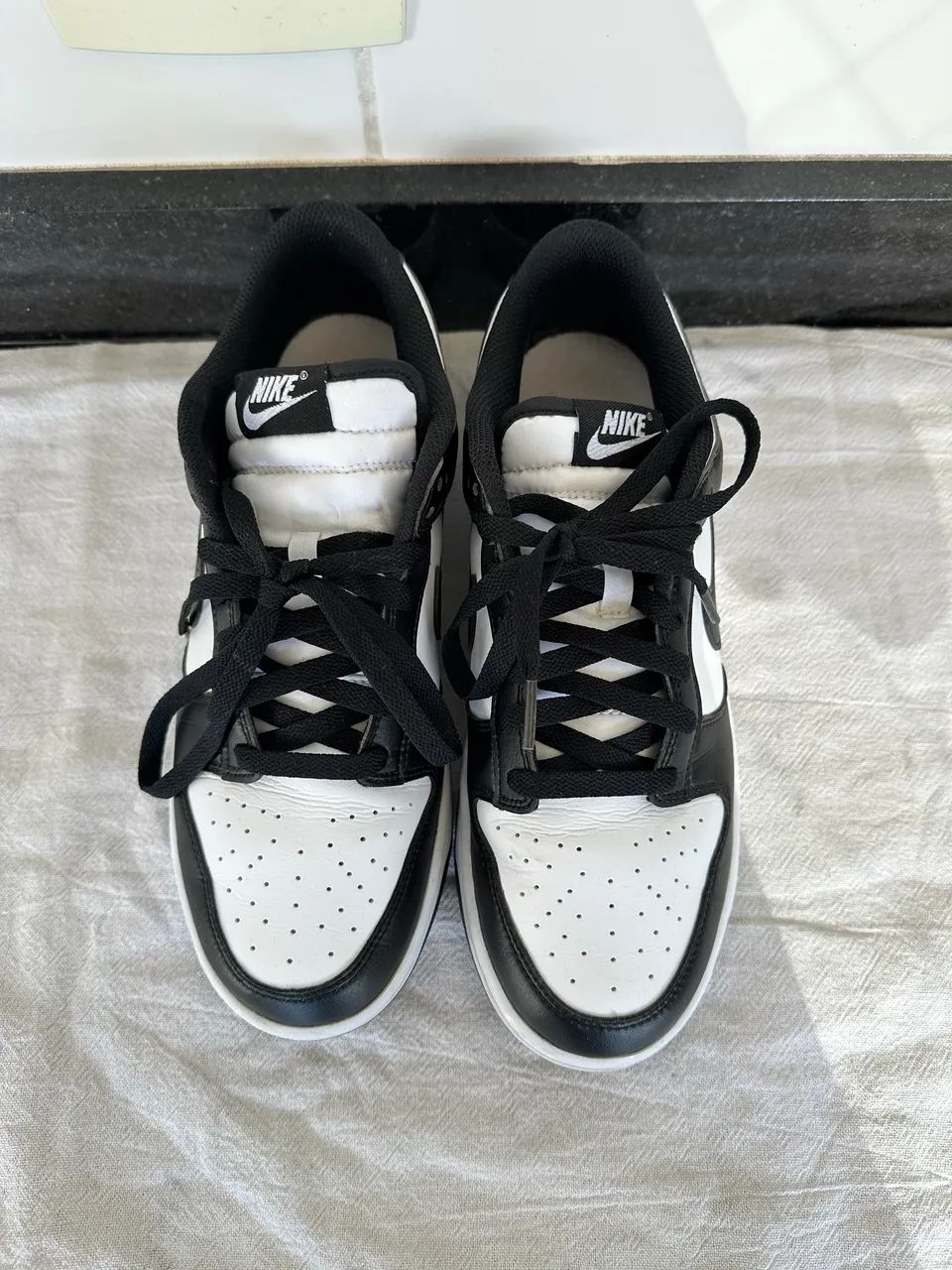 Nike Dunk Low Retro Black White - Foto 4