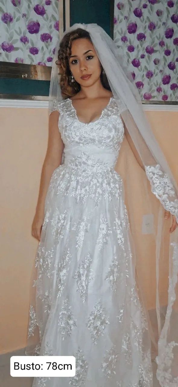 Vestido Sofisticado de Noiva Estilo Princesa  - Foto 2
