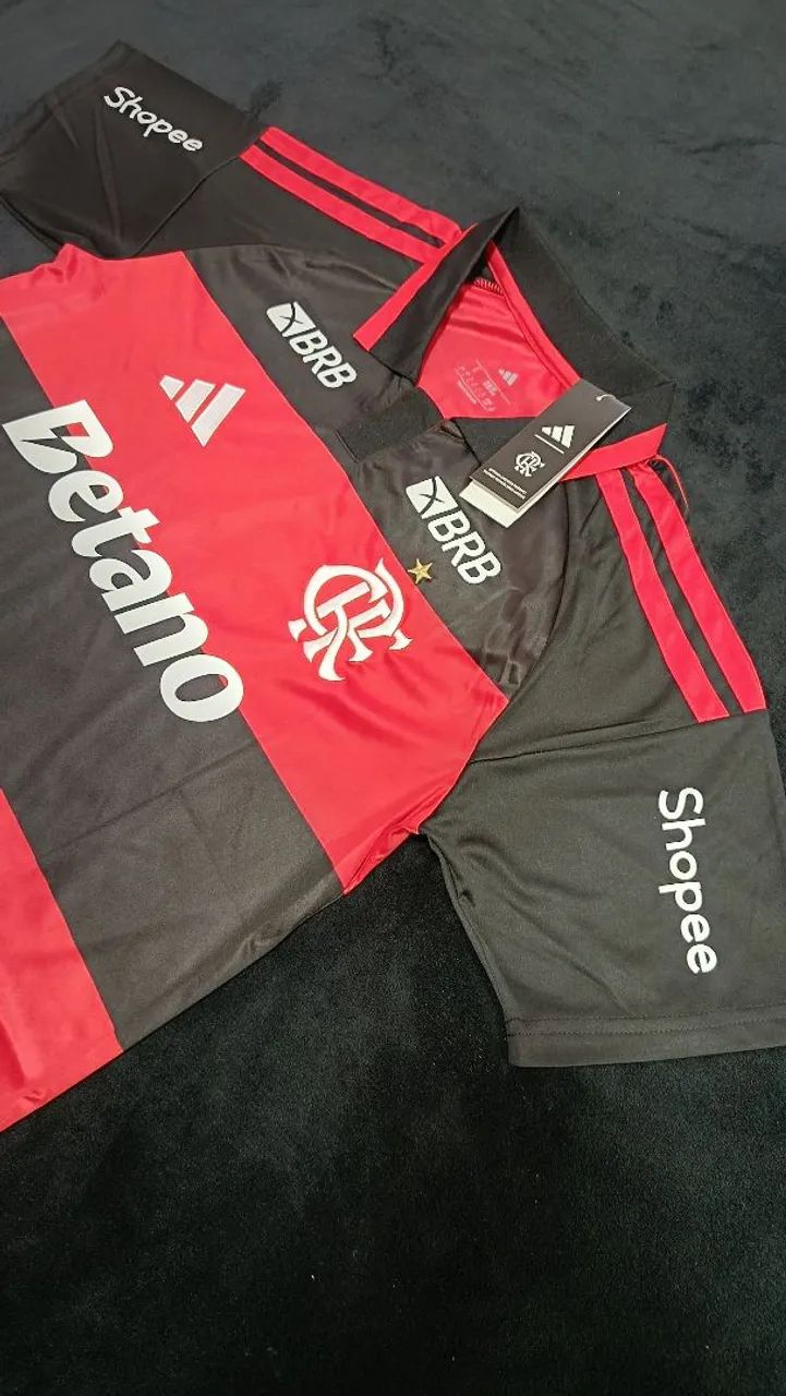 Camisa do Flamengo versão torcedor 26/27 com patrocínio e personalizada com nome e número  - Foto 4