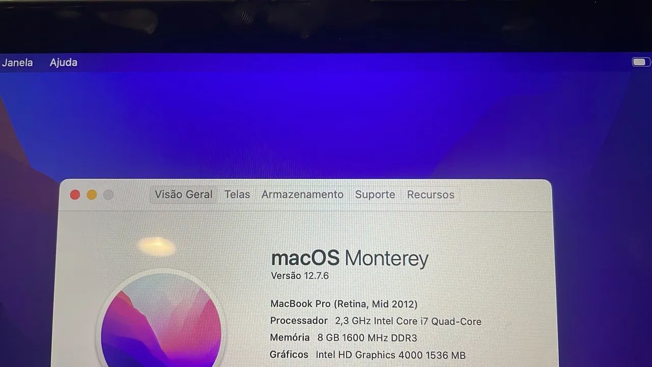 MacBook Pro 2012 funcionando perfeitamente  - Foto 4