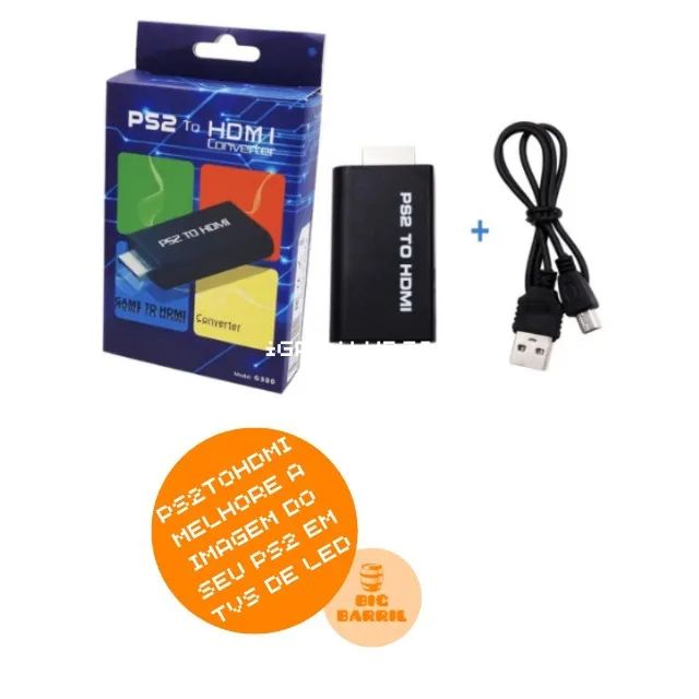 Adaptador Ps2tohdmi para Playstation 2